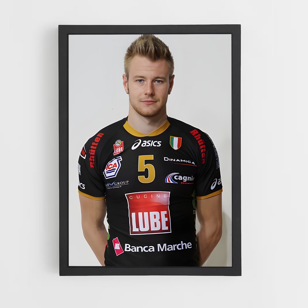 Poster L'Attitude d'Ivan – affiche Volleyball (vue 2)